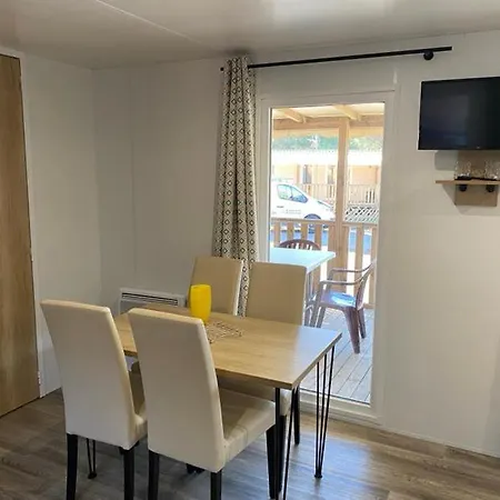 Mobile-home 6 Pers 4 Etoiles 66140 Idéal Familles Camping