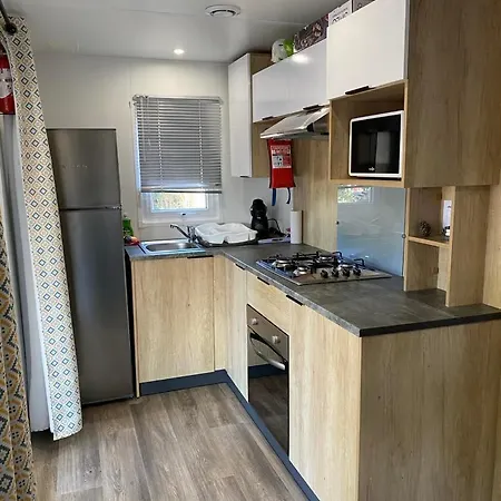 Mobile-home 6 Pers 4 Etoiles 66140 Idéal Familles Camping Canet-en-Roussillon